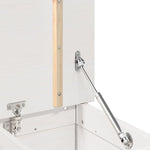 Benk Hvit 110X41X76,5 Cm Heltre Furu