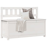 Benk Hvit 110X41X76,5 Cm Heltre Furu