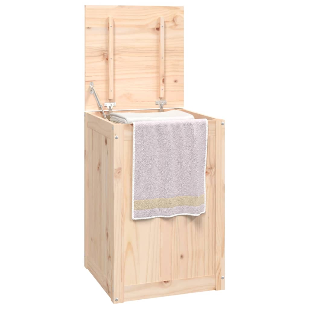 Skittentøyskurv 44X44X66 Cm Heltre Furu