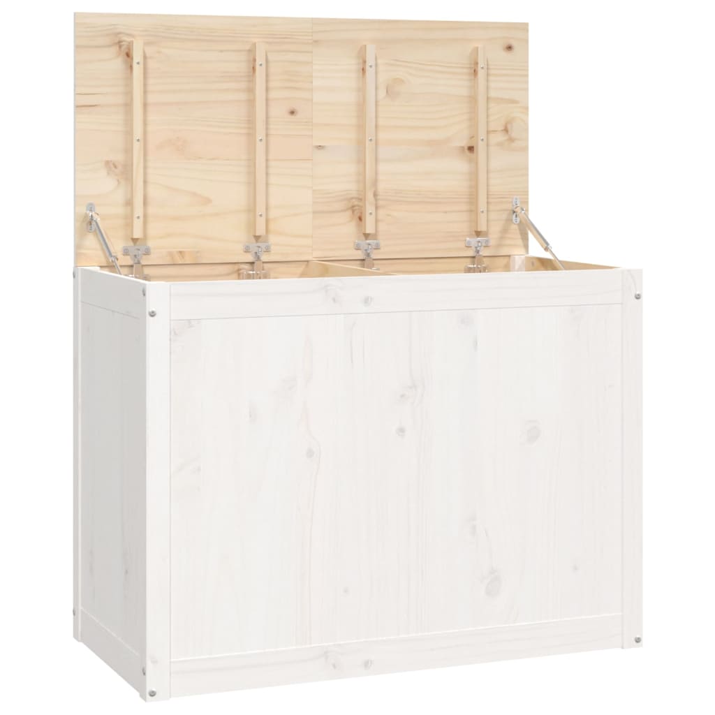 Skittentøyskurv Hvit 88,5X44X66 Cm Heltre Furu