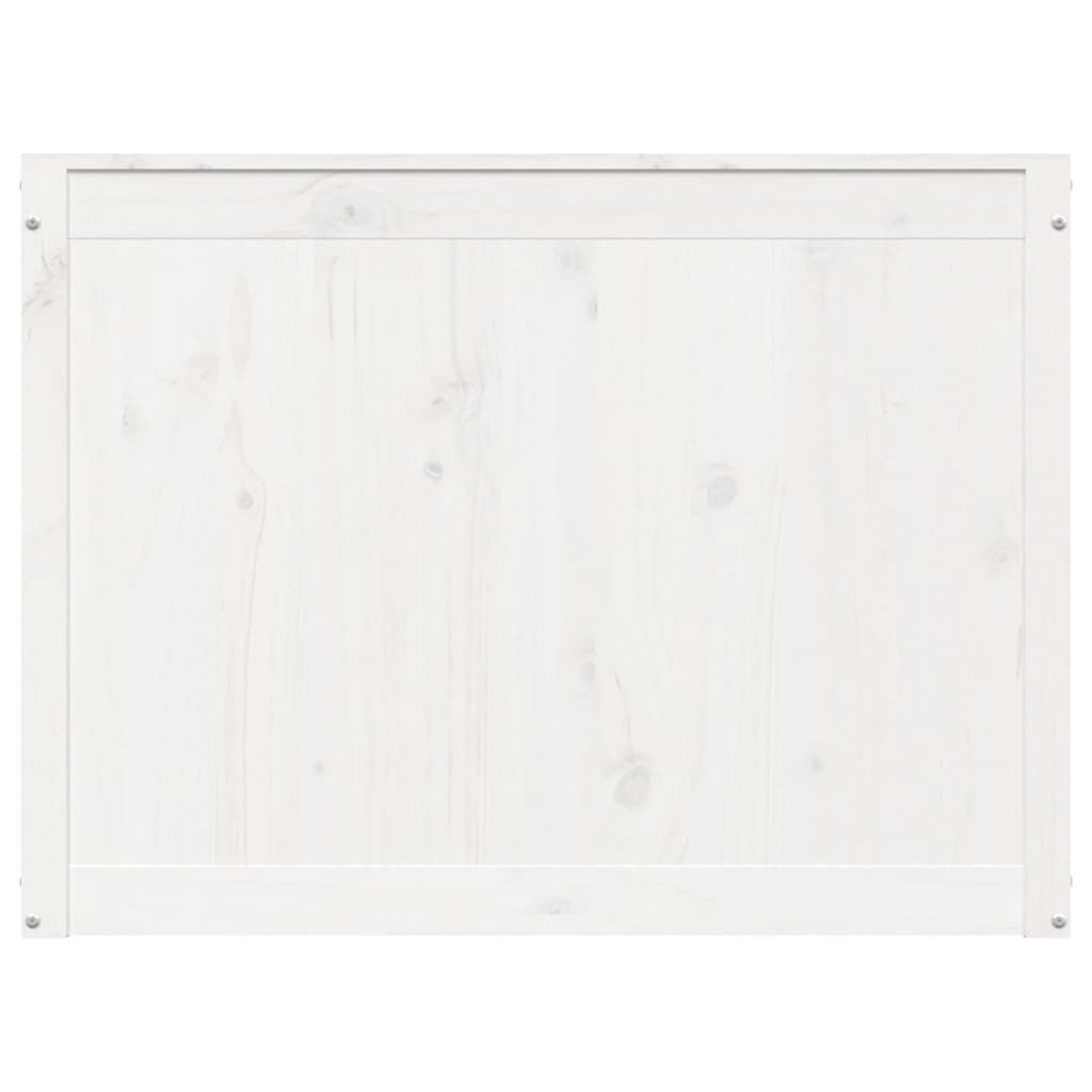 Skittentøyskurv Hvit 88,5X44X66 Cm Heltre Furu