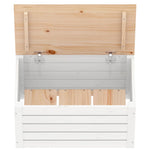 Putekasse Hvit 59,5X36,5X33 Cm Heltre Furu