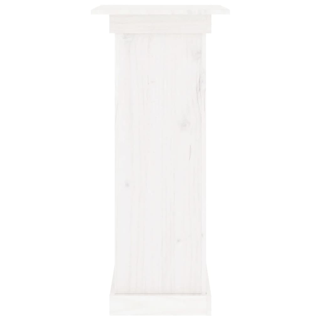 Blomsterstativ Hvit 40X40X90 Cm Heltre Furu