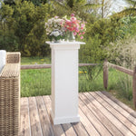 Blomsterstativ Hvit 40X40X90 Cm Heltre Furu