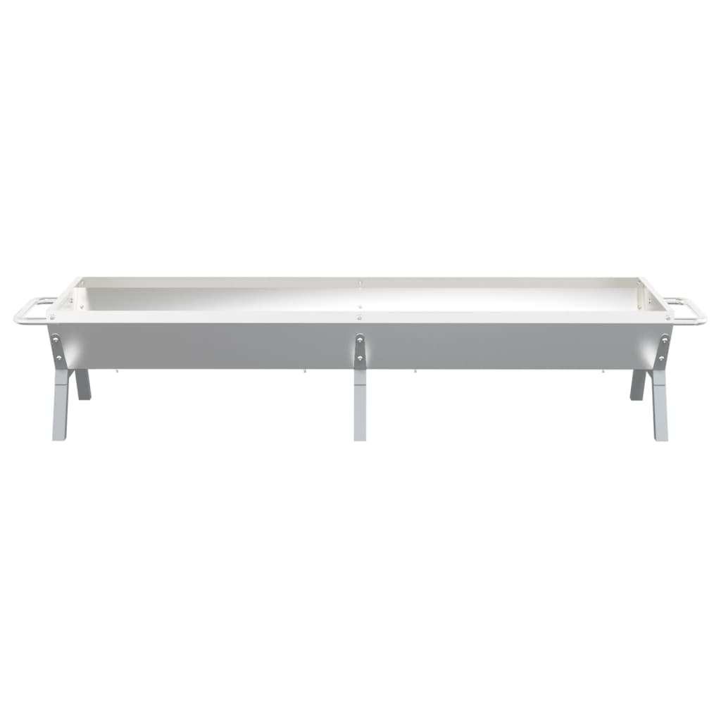 Grillbrett Sølv 158X42X31 Cm Rustfritt Stål