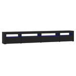 Tv-Benk Med Led-Lys Svart 270X35X40 Cm