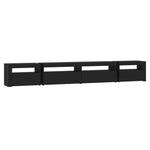 Tv-Benk Med Led-Lys Svart 270X35X40 Cm