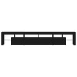 Tv-Benk Med Led-Lys Svart 230X36,5X40 Cm