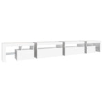 Tv-Benk Med Led-Lys Hvit 290X36,5X40 Cm