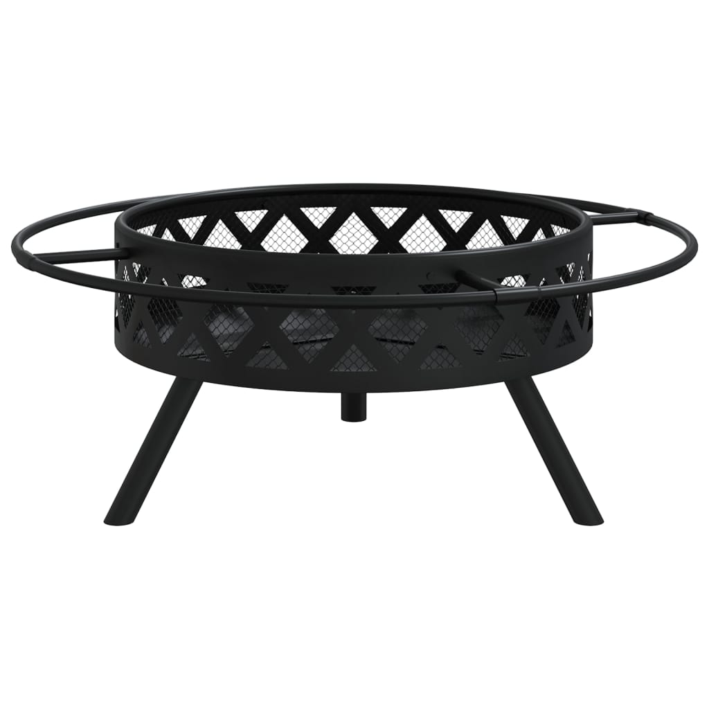 Bålfat Med Ildrake 70 Cm Xxl Stål