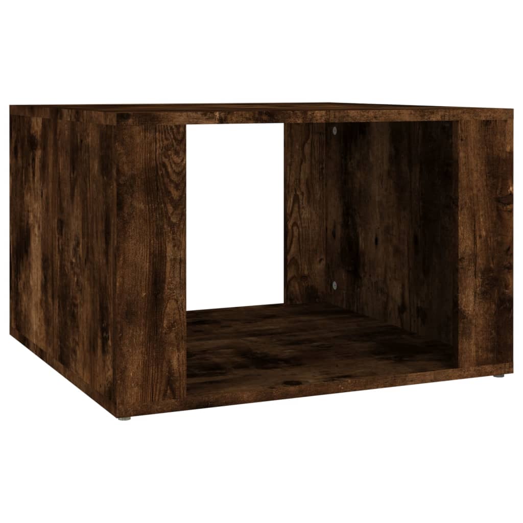 Nattbord Røkt Eik 57X55X36 Cm Konstruert Tre