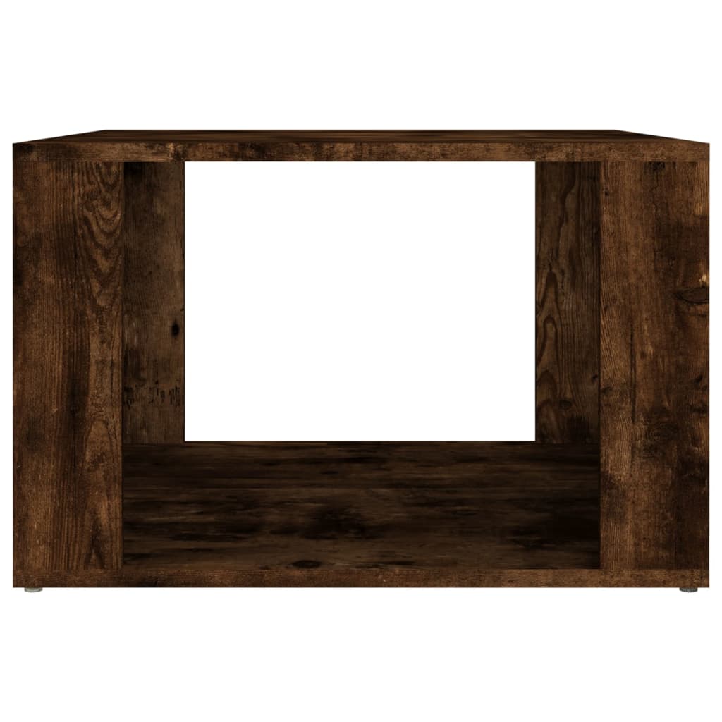 Nattbord Røkt Eik 57X55X36 Cm Konstruert Tre