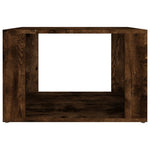 Nattbord Røkt Eik 57X55X36 Cm Konstruert Tre