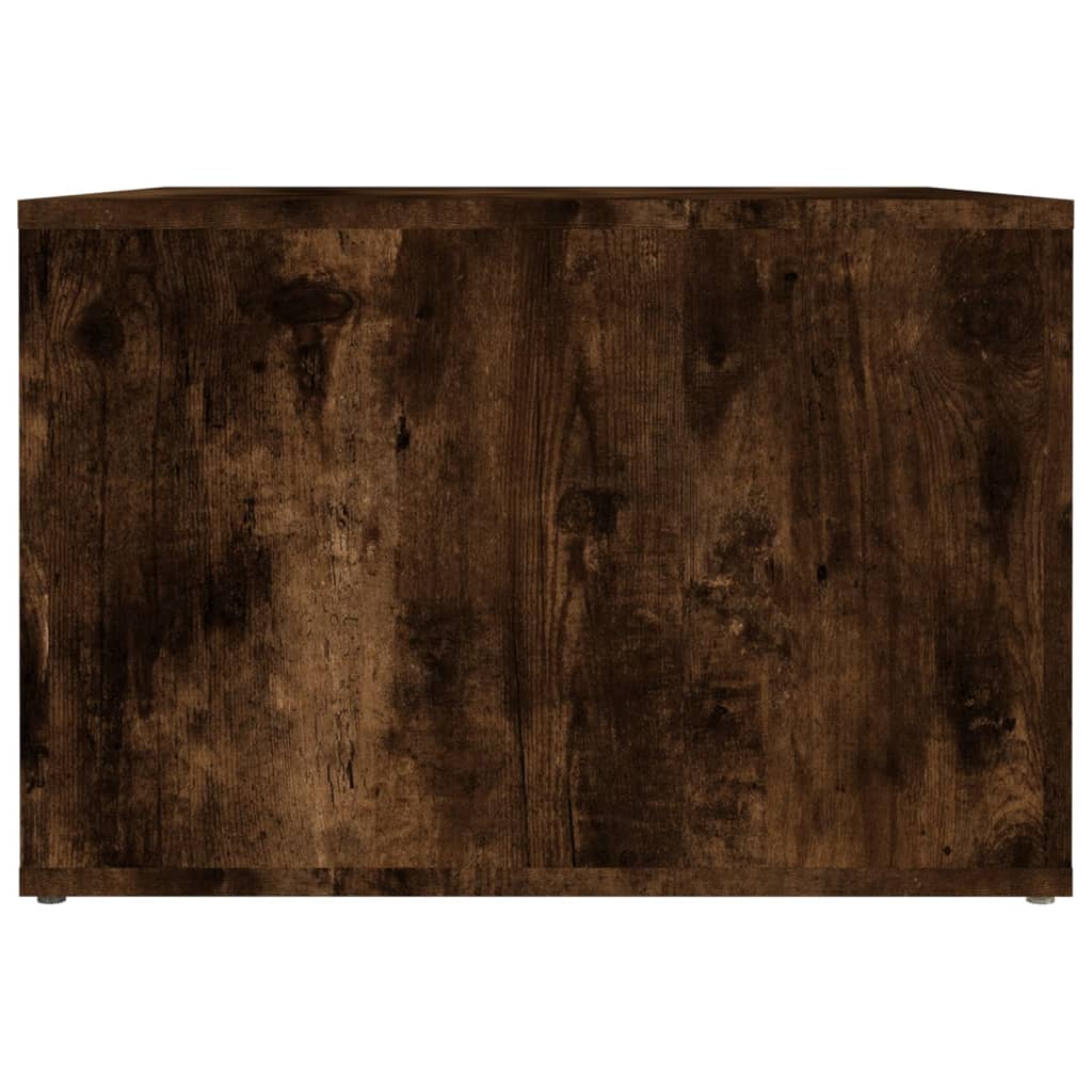 Nattbord Røkt Eik 57X55X36 Cm Konstruert Tre