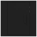 Vegghengte Tv-Benker 2 Stk Svart 40X34,5X40 Cm