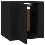 Vegghengte Tv-Benker 2 Stk Svart 40X34,5X40 Cm