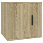 Vegghengte Tv-Benker 2 Stk Sonoma Eik 40X34,5X40 Cm
