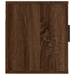 Vegghengt Tv-Benk Brun Eik 40X34,5X40 Cm