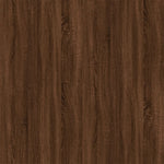 Vegghengt Tv-Benk Brun Eik 40X34,5X40 Cm
