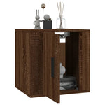Vegghengte Tv-Benker 2 Stk Brun Eik 40X34,5X40 Cm