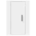 Vegghengte Tv-Benker 2 Stk Hvit 40X34,5X60 Cm
