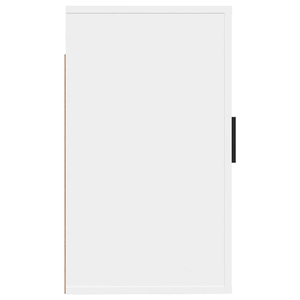 Vegghengte Tv-Benker 2 Stk Hvit 40X34,5X60 Cm