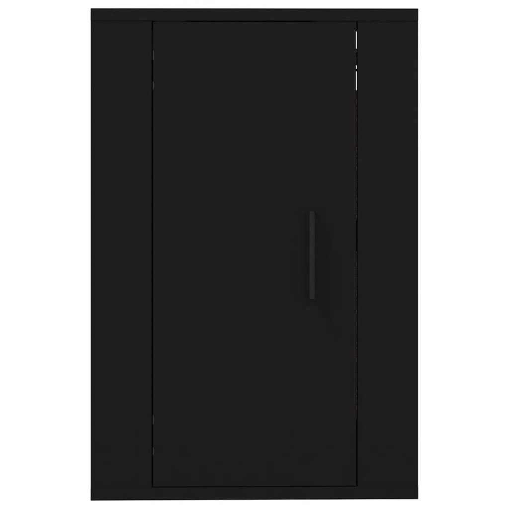 Vegghengte Tv-Benker 2 Stk Svart 40X34,5X60 Cm