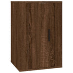Vegghengte Tv-Benker 2 Stk Brun Eik 40X34,5X60 Cm