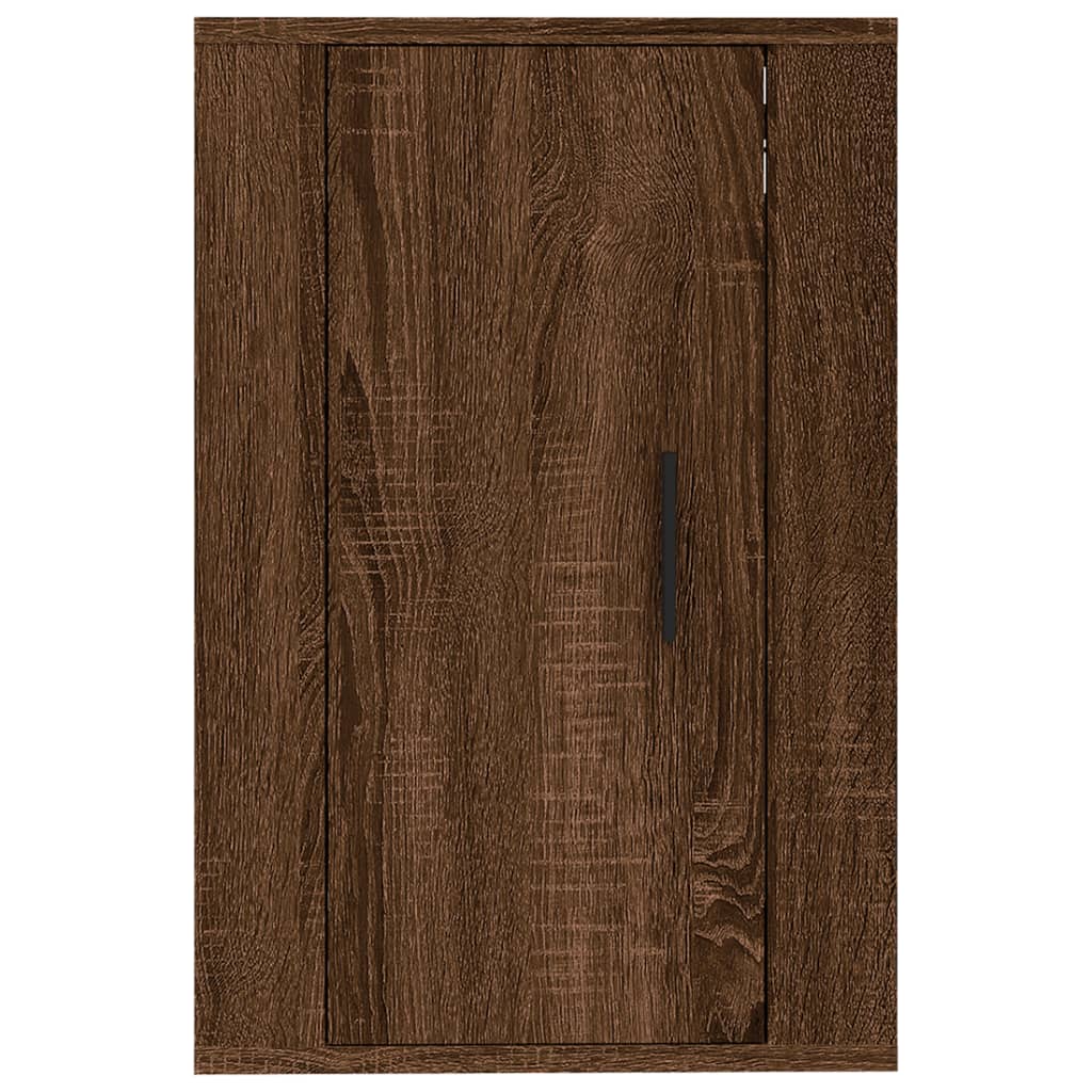Vegghengte Tv-Benker 2 Stk Brun Eik 40X34,5X60 Cm