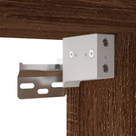 Vegghengte Tv-Benker 2 Stk Brun Eik 40X34,5X60 Cm