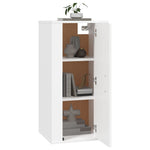 Vegghengt Tv-Benk Hvit 40X34,5X80 Cm