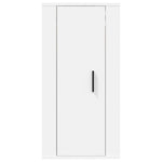 Vegghengt Tv-Benk Hvit 40X34,5X80 Cm