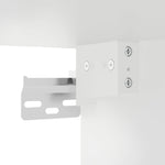 Vegghengt Tv-Benk Hvit 40X34,5X80 Cm