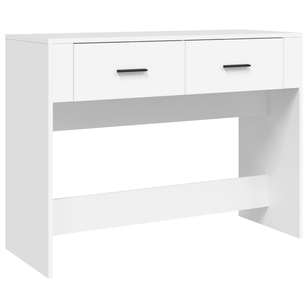 Konsollbord Hvit 100X39X75 Cm Konstruert Tre