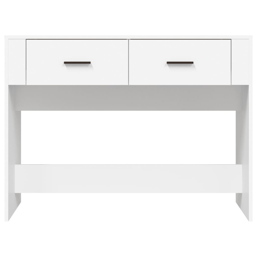 Konsollbord Hvit 100X39X75 Cm Konstruert Tre