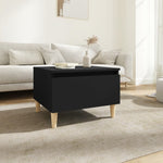 Sidebord Svart 50X46X35 Cm Konstruert Tre