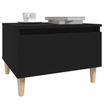 Sidebord 2 Stk Svart 50X46X35 Cm Konstruert Tre