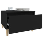 Sidebord 2 Stk Svart 50X46X35 Cm Konstruert Tre