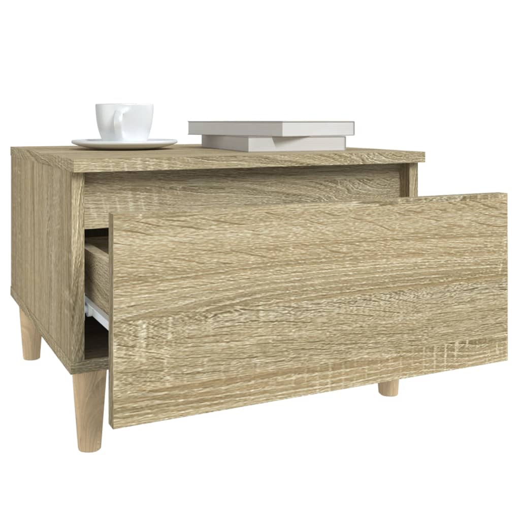 Sidebord Sonoma Eik 50X46X35 Cm Konstruert Tre