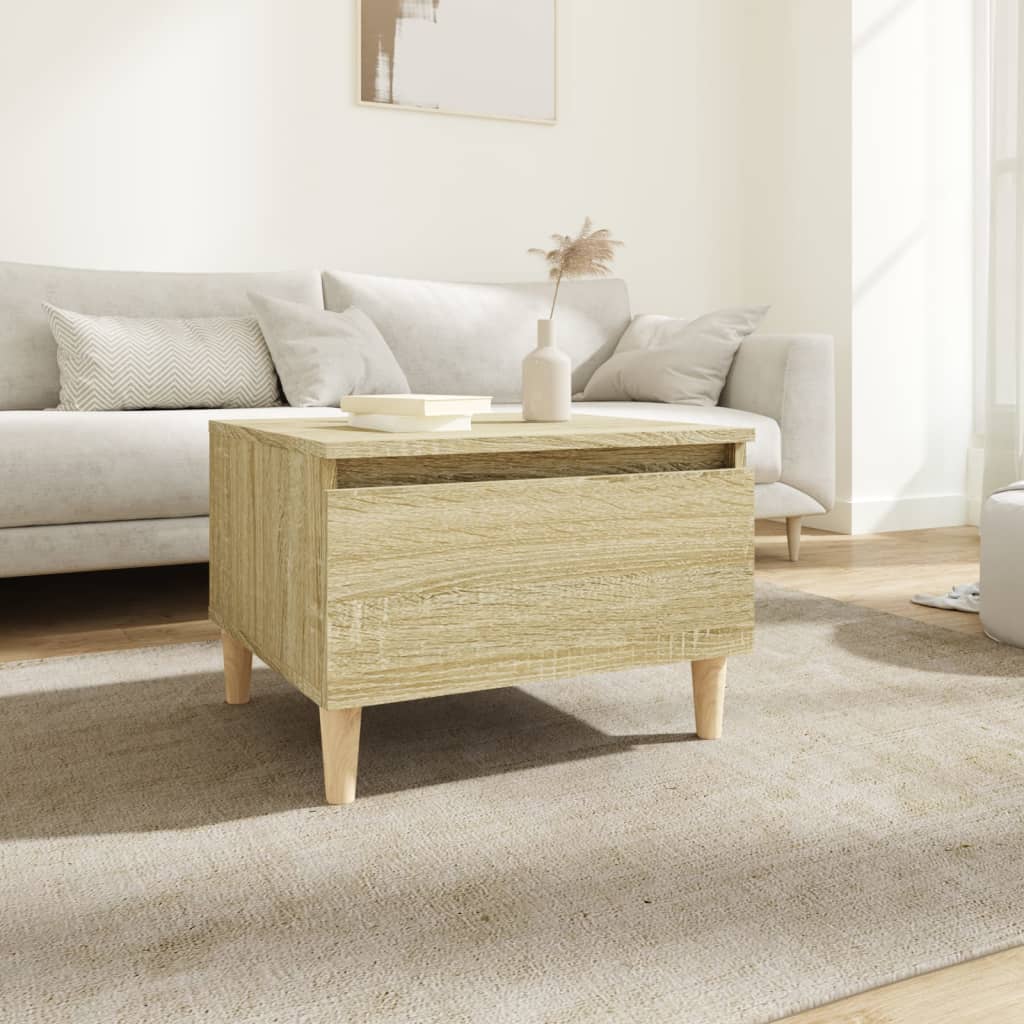 Sidebord Sonoma Eik 50X46X35 Cm Konstruert Tre
