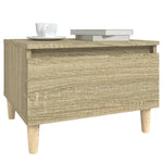 Sidebord 2 Stk Sonoma Eik 50X46X35 Cm Konstruert Tre