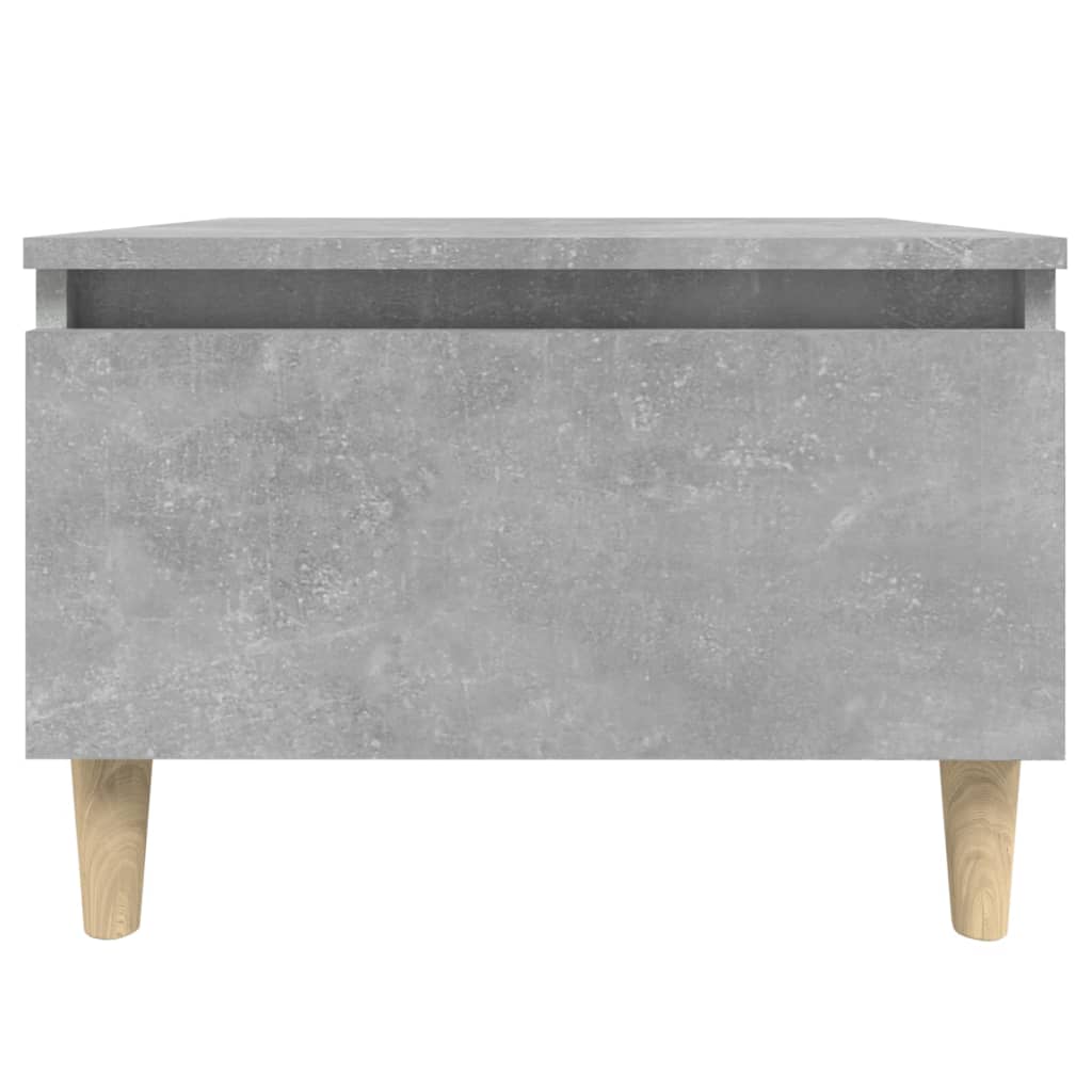Sidebord Betonggrå 50X46X35 Cm Konstruert Tre