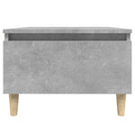 Sidebord 2 Stk Betonggrå 50X46X35 Cm Konstruert Tre
