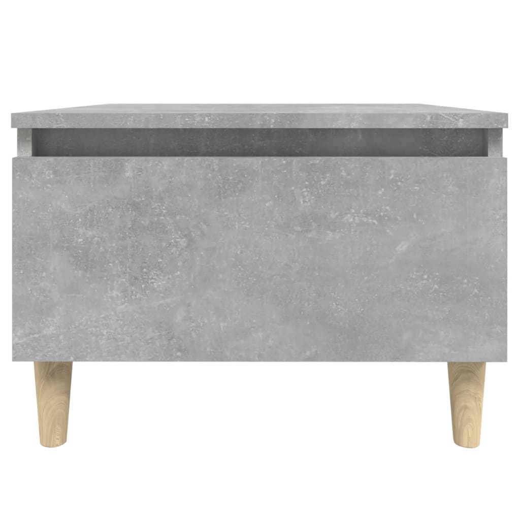 Sidebord 2 Stk Betonggrå 50X46X35 Cm Konstruert Tre