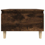 Sidebord Røkt Eik 50X46X35 Cm Konstruert Tre