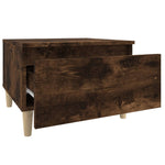 Sidebord Røkt Eik 50X46X35 Cm Konstruert Tre