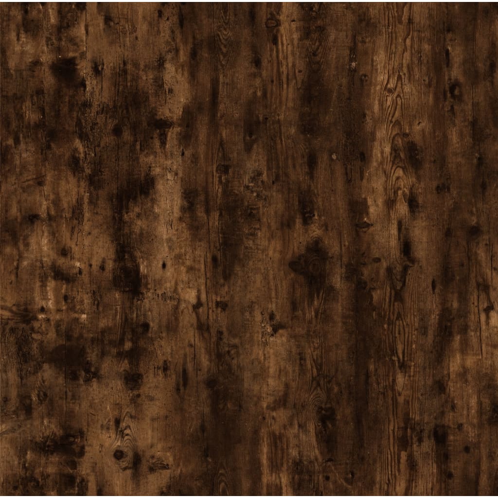 Sidebord Røkt Eik 50X46X35 Cm Konstruert Tre