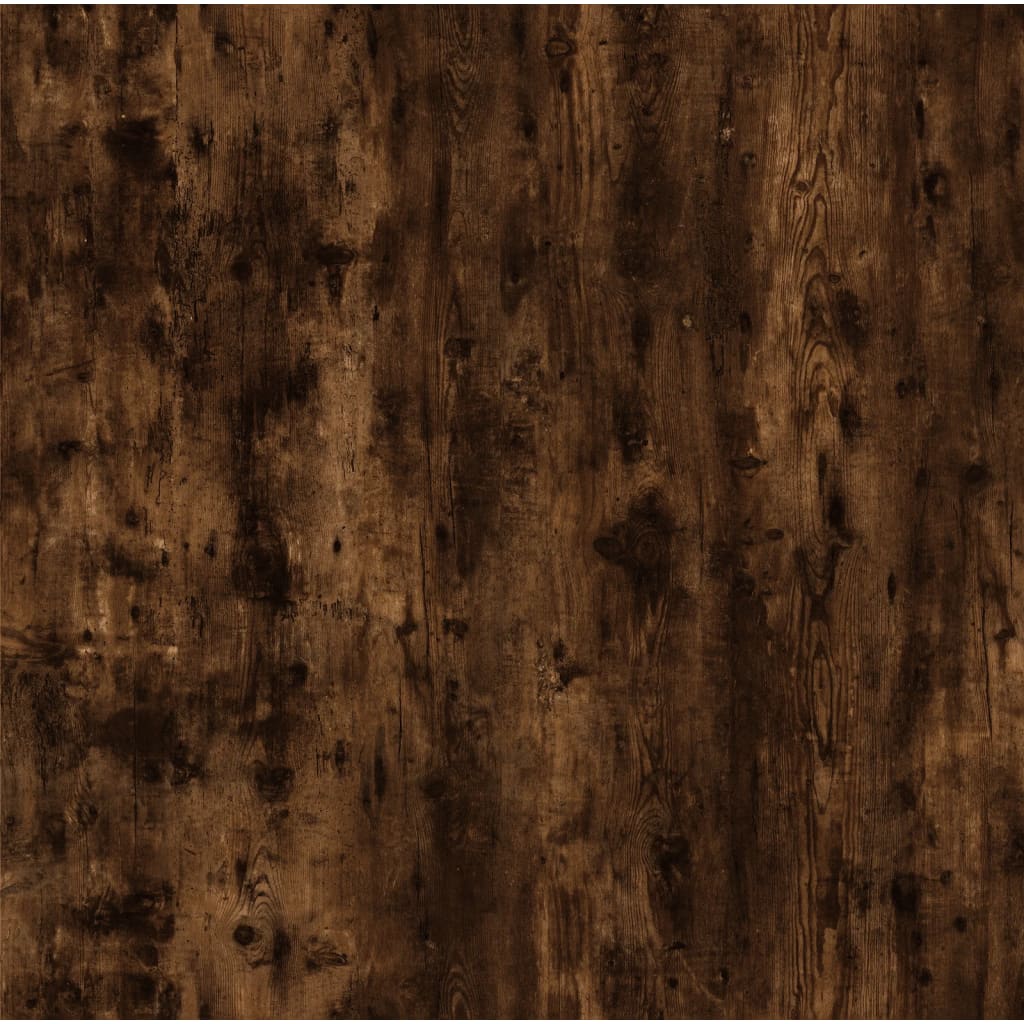 Sidebord 2 Stk Røkt Eik 50X46X35 Cm Konstruert Tre