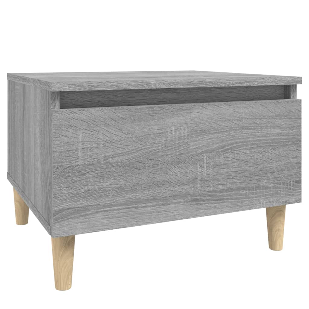 Sidebord Grå Sonoma 50X46X35 Cm Konstruert Tre