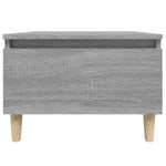 Sidebord 2 Stk Grå Sonoma 50X46X35 Cm Konstruert Tre